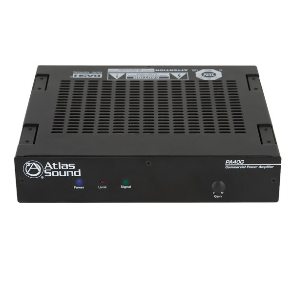 Main product image for AtlasIED PA40G Single Channel 40 Watt Power Amplifier with Global Power Supply242-9647